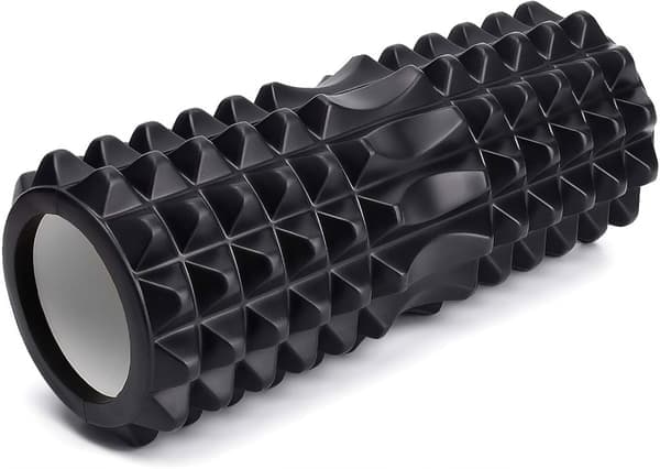 Foam Roller / Foam Roller -hieronta - Träning (Musta)