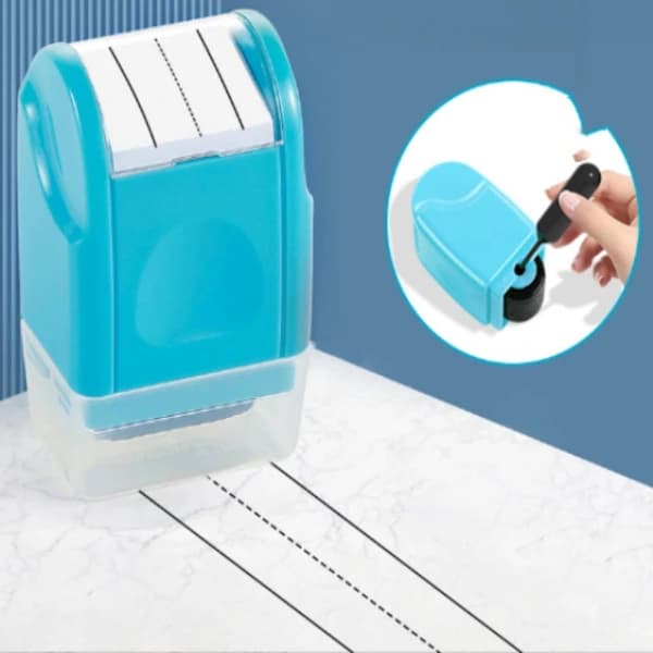 Linjer Stämpel Rullaavat postimerkit Leimat
