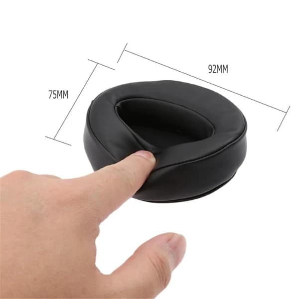 2 stk./sett Erstatningsøreputer for Sennheiser svart