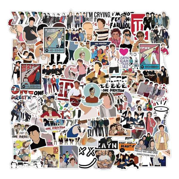 100 One Direction Doodle-klistermærker