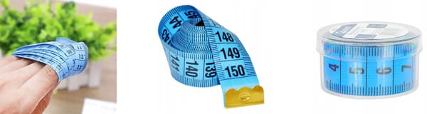 Tailor's Measuring Tape in Case - Flexible 150 Cm Measuring Scale