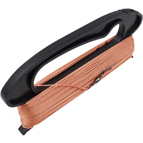Drakrulle Flygande Draktråd med Upprullningsskiva Flygande Draktråd 100 m 2-pack (Svart)/NT/