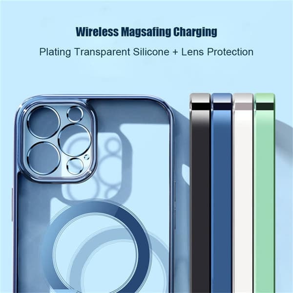 [NT] Mobilskall for MagSafe-lading Blå iPhone XR