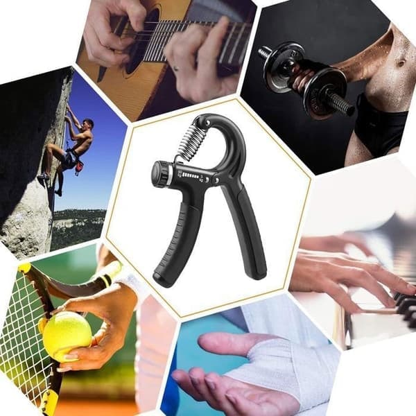 {NT} Käsivoiman vahvistaja Grip Trainer Säädettävä vastus 5-60 kgV