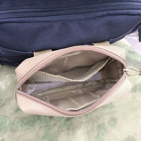 EDC Molle Väska Taktisk Midjeväska CAMEL kamel