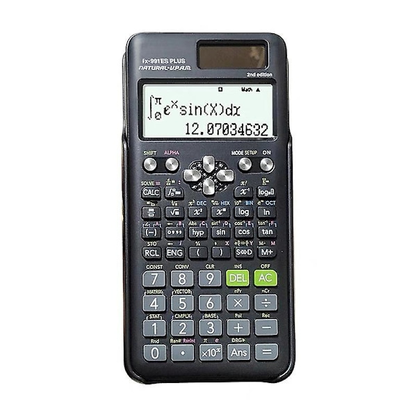 Fx-991ex / Fx-991es Plus Videnskabelig Lommeregner Sort/NC/ Fx-991ES Plus