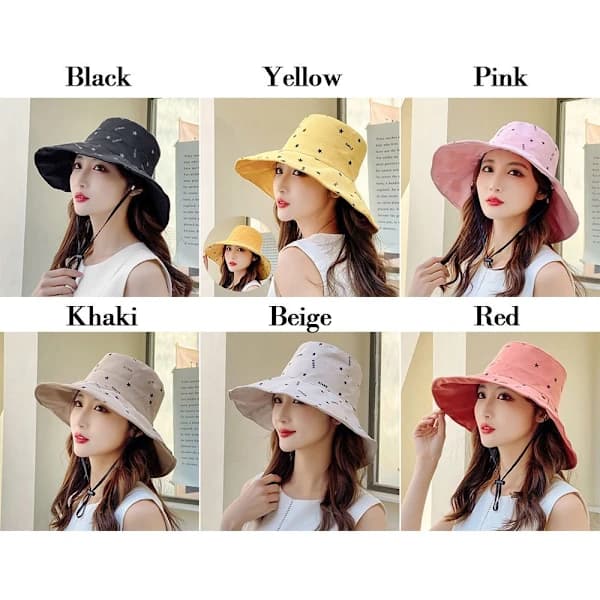 Bomullshatter i mockaimitasjon Panama Hatt ROSA Rosa