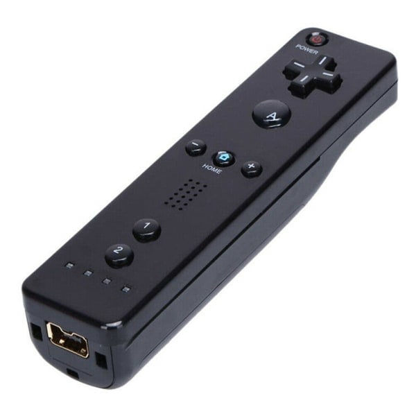 Erstatnings trådløs fjernkontroll for Wii for Wii U for Wiimote Black_ NN