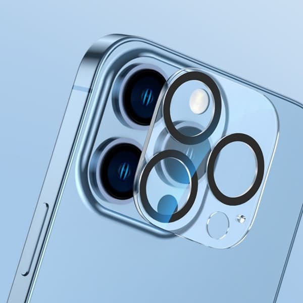 [NT] Transparent Kameralinsskydd i Härdat Glas - 6-pack iPhone 13 Pro Max