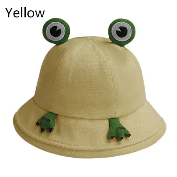 Sød hat Frø Bucket Hat GUL Gul