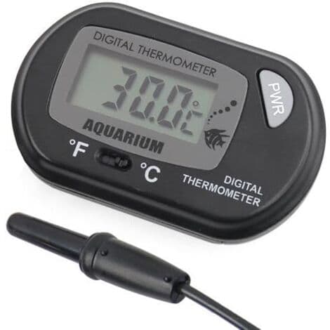 LCD digitalt termometer for akvarier og vivarium/NC/