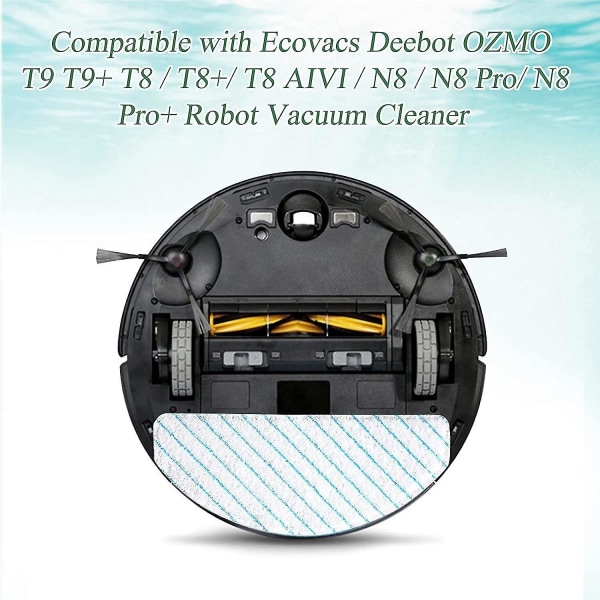 100 stk. moppepuder til Ecovacs T9 T9+ T8 T8+ T8 Aivi N8 N8 Pro robot