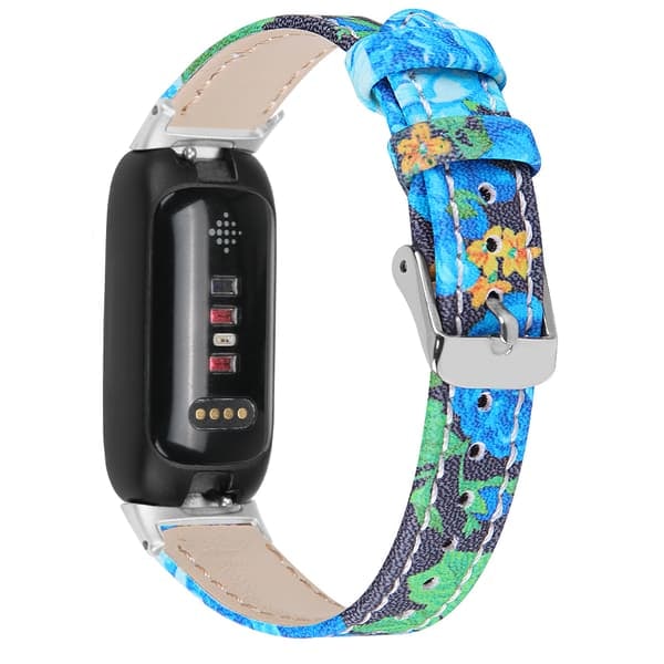 [NT] Klokkereim i ekte lær, flerfarget, 1 Fitbit Inspire 2 / 3