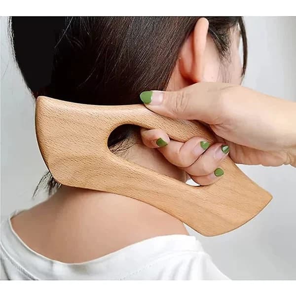 Tre Gua Sha-massasjeverktøy, lymfedrenasjemassasje