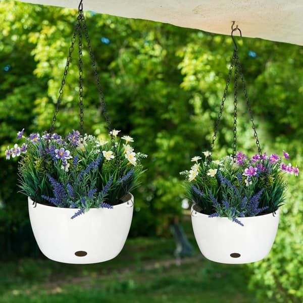 2 Hanging Baskets with Water Reservoir - L_NN