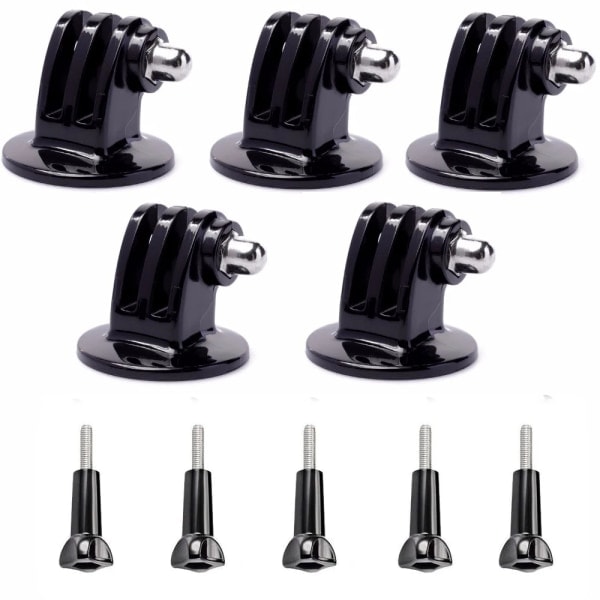 /Hc/10-Pack - Kiinnike & Ruuvi GoPro:lle, Musta