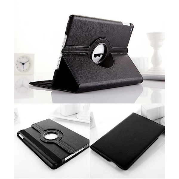 iPad (6. generasjon) 9.7\" - Roterbart 360° Fodral - Svart Svart Black