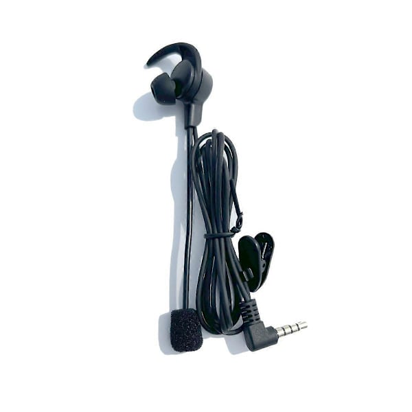 2-pack Intercom In-Ear headset med enkel krok Passar GOREF/GC4/V4C/V6C och andra modeller (med armband) [DB]