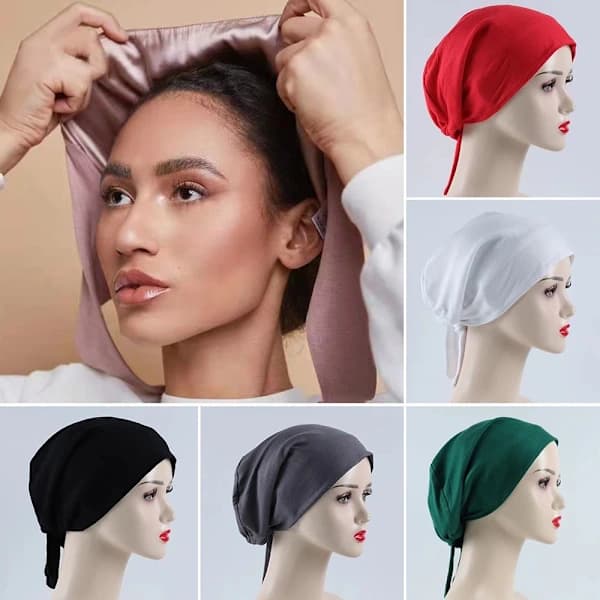 Turban Hat Hijab Hætte GRÖN Grøn