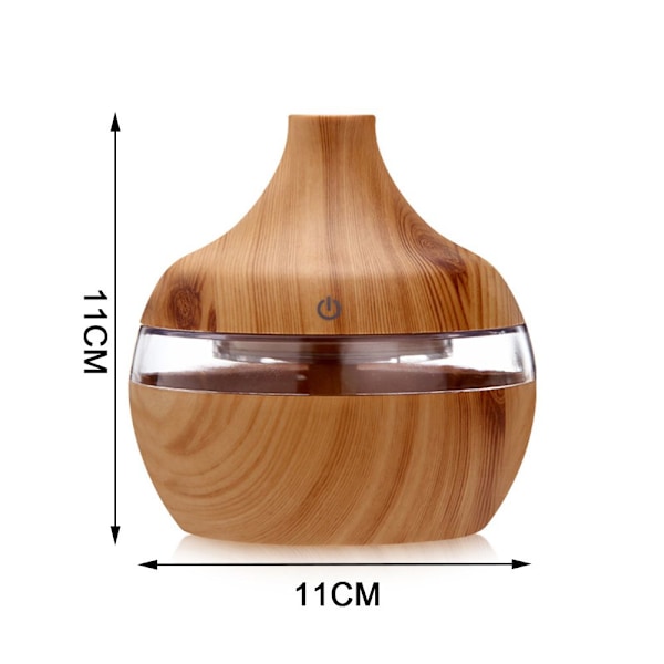 USB Luftfugter Elektrisk Aromaterapi Diffuser med 7 LED-lys 1