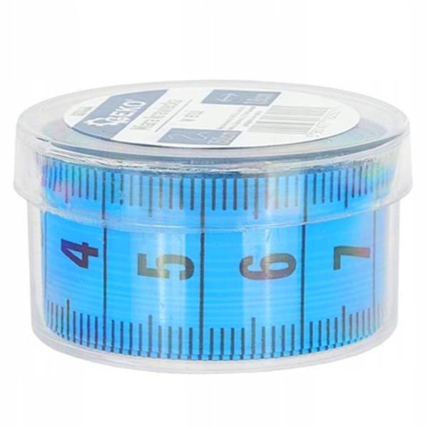 Tailor's Measuring Tape in Case - Flexible 150 Cm Measuring Scale