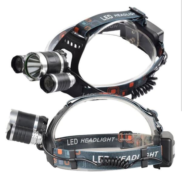 Profesjonell LED Hodelykt (5000 Lumen) - Multifunksjonell og Oppladbar 312