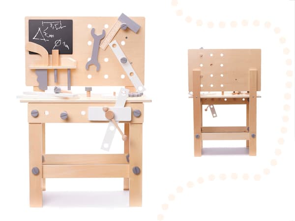 Wooden Workbench for Children - Toy Tools