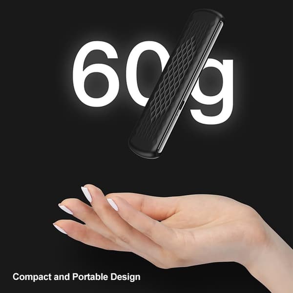 Benledning Bluetooth Puteputehøyttaler, 20-timers batteri, USB-C-lading, For søvn og sidesovere, Svart