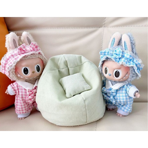/NC/Högkvalitativ Bomull Labubu Docka Pyjamas Kostym Hot Sale Spel Kläder för Plyschleksaker #10
