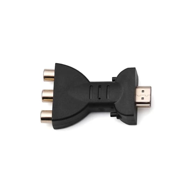HDMI - 3 RGB/RCA Audio -sovitin Komponenttimuunnin HDMI - 3RCA