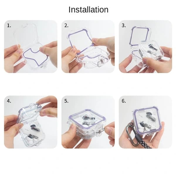 Transparent deksel anti-ripe hard PC