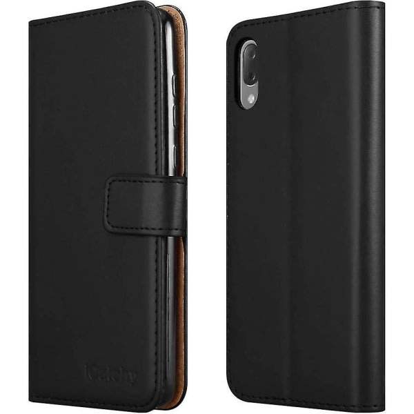 NN-SQBB Etui til Xperia L3 Pung Bog Stå Vis Etui Magnetisk lukning null none