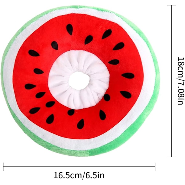 Justerbar Kravekegle til Killinger - Bedårende Kattegenoptræningskrave, Elizabethanske Kraver til Killingehvalpe Efter Operation/NC/ Watermelon Large (fits 3-6.5kg)