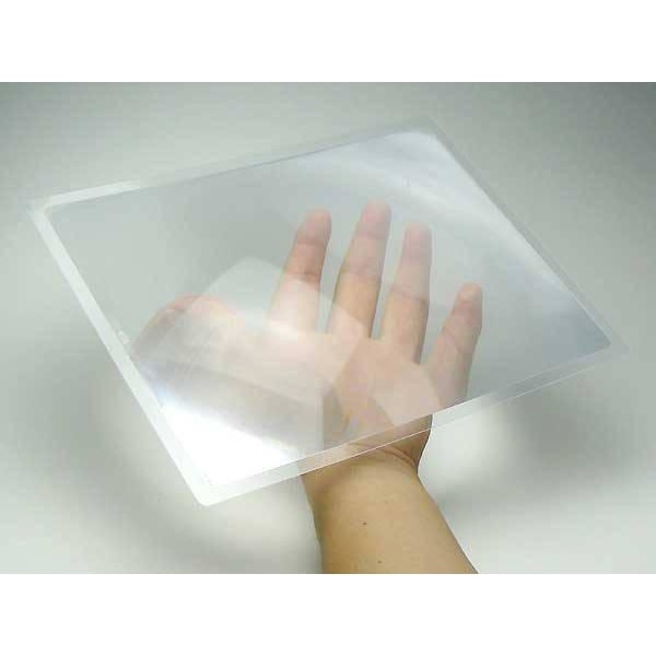/Hc/A4 Forstørrelsesplate - x1 til x5 forstørrelse Transparent