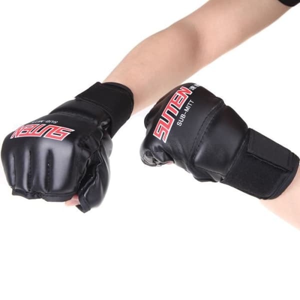 {NT} Boksehandsker i PU-læder Handsker MMA Muay Thai Træning Stansning Sparring