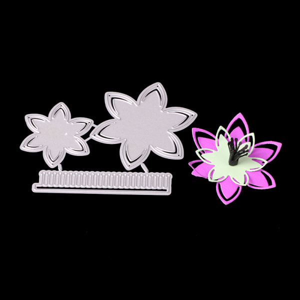 [NT] Blomsterskæringsmatrice DIY Kulstofstål Form til kortfremstilling Scrapbooking Julegaver DC-1740