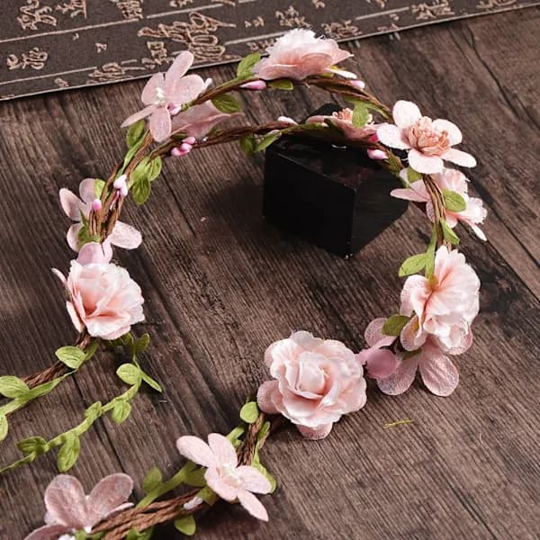Blompannband Böhmen Krans ROSA rosa
