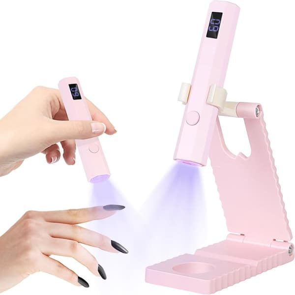 UV Nail Lamp with Digital Display - 2 Timer Settings & Adjustable Angle