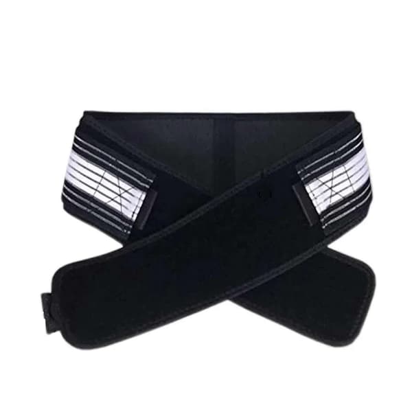 Hip Support Belt - Adjustable Sciatica & Hip Pain Relief Black one size Black