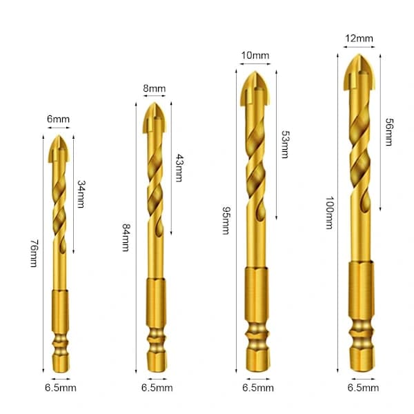 Borrborrerværktøj 12MM5PCS 5PCS 12mm5pcs