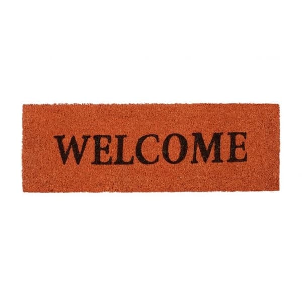 Dørmåtte kokosfiber smal \"Welcome\"_NN