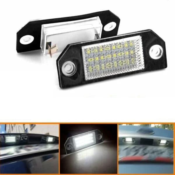 Nummerplade Lys Drl Dagslys SORT 2ST 2ST Sort 2 stk-2 stk