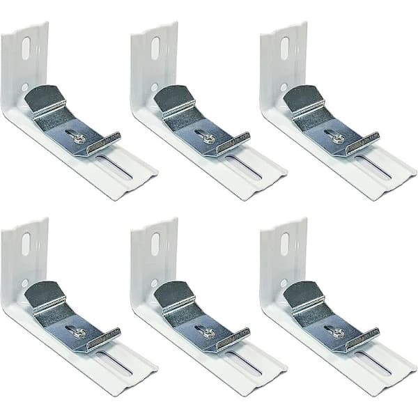6 stk. Vertikal Blind L-brakett Blindfester