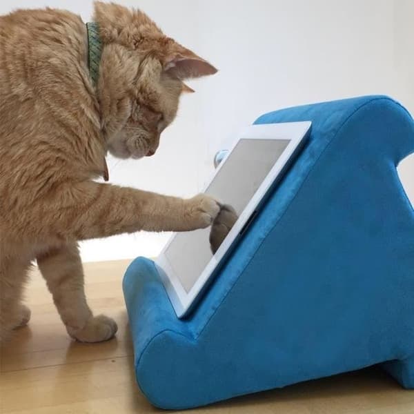 Tablettiteline tyyny, tablettikirjateline tyyny, tablettityyny, lukuteline tableteille_NN