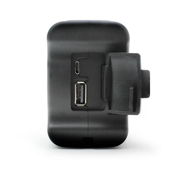 Kampiokello aurinkokennoilla / taskulamppu - 2000mAh Powerbank punainen