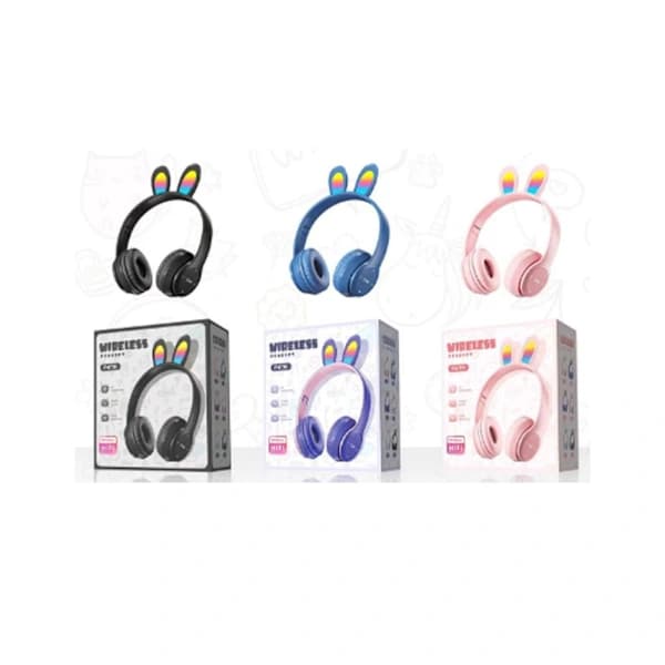 Trådløse hodetelefoner Headset ROSA rosa