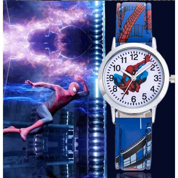Gutter Spiderman Armbåndsur Kvarts Blå blue-tfrf blue