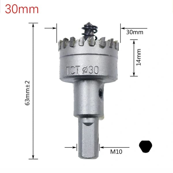 TCT Hullsag Bor 30MM 30mm