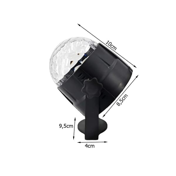 [NT] Diskokuleprojektor – LED RGB Spotlight