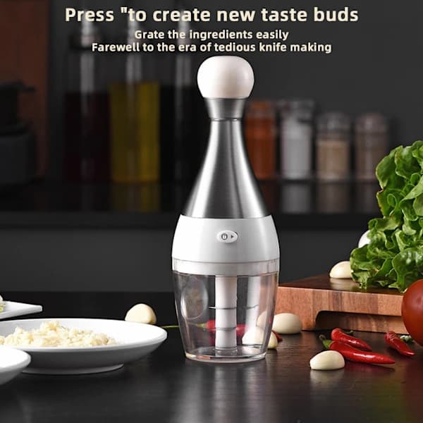 Garlic Chopper Kitchen Electric Chopper for Pepper Nuts Onion Vegetables